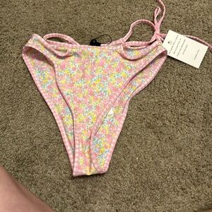 For Love & Lemons High waisted bikini bottoms side tie